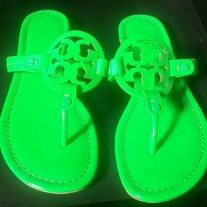Tory Burch Sandals Gorgeous Green Size 8M